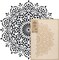 Large Mandala Painting Stencil – 23.2” Diameter Reusable Geometric Circle Template for DIY Wall, Floor, Wood, Fabric & Furniture Decor